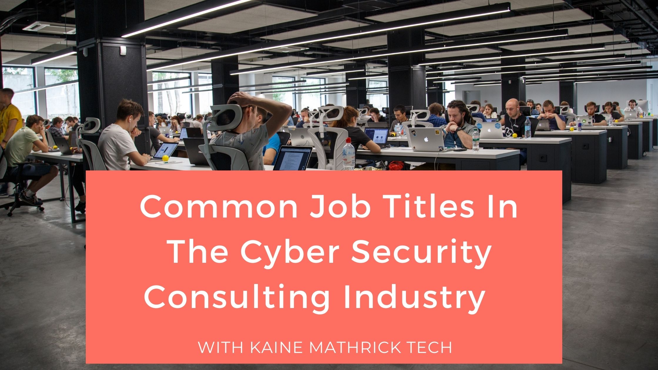 Common Job Titles In The Cyber Security Consulting Industry