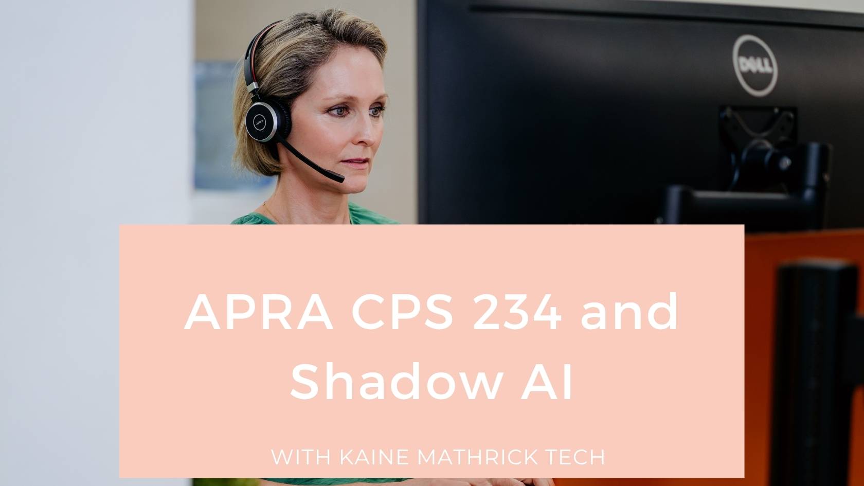 Financial services professional reviewing security controls and Shadow AI risks under APRA CPS 234 requirements.
